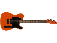 Fender Squier FSR Affinity HH Laurel Fingerboard Black Pickguard Matching Headstock Black Hardware Metallic Orange
